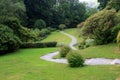 Gardens at the Rydal Mount, England Royalty Free Stock Photo