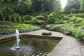 WENTWORTH, UK - June 1, 2018. Gardens set within the grounds of Wentworth Woodhouse. Rotherham, South Yorkshire, UK - June 1, 2018