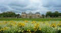 Gardens and Versailles Castle in Paris, France Royalty Free Stock Photo