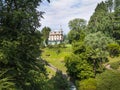 Gardens of the Villa Taranto on Lake Maggiore which is the most westerly of the three large lakes of Italy