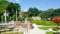 Gardens at Villa Vizcaya Royalty Free Stock Photo