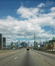 Gardiner Expressway Toronto Ontario Canada Royalty Free Stock Photo