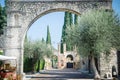 Gardone Riviera, Italy: entrance to the Vittoriale degli Italiani museum on Lake Garda