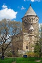 Garfield Monument in bright spring surroundings