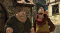 Gargantua and Pantagruel in the form of animated characters, AI generated