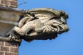 Gargoyle at All Hallows by the Tower Church in London, UK