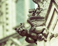 Gargoyle D on St Mary Redcliffe Church Bristol Royalty Free Stock Photo