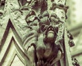 Gargoyle E on St Mary Redcliffe Church Bristol Royalty Free Stock Photo