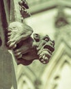 Gargoyle F on St Mary Redcliffe Church Bristol Royalty Free Stock Photo