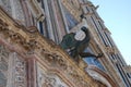 Gargoyle on the facade of the Cathedral of Orvieto. Italy