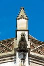 Gargoyle on the facade of the Saint-Pierre church, Dreux, France