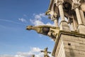 Gargoyle in Notre Dame Cathedral facade - Paris