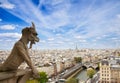 Gargoyle on Notre Dame Cathedral, France Royalty Free Stock Photo