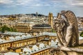 Gargoyle Notre Dame Church Old Buildings Paris France Royalty Free Stock Photo