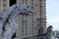 Gargoyle on Notre-Dame de Paris in Paris France