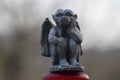 Gargoyle statue: the bringer of good luck Royalty Free Stock Photo