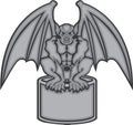 Gargoyle vector Royalty Free Stock Photo