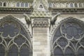 Gargoyles on the exterior of the Notre Dame Cathedral, Paris, France Royalty Free Stock Photo