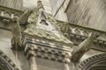 Gargoyles on the exterior of the Notre Dame Cathedral, Paris, France Royalty Free Stock Photo