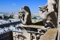 Gargoyles of Notre Dame de Paris Royalty Free Stock Photo