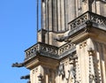 gargoyles of saint vitus cathedral in Prague Royalty Free Stock Photo