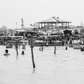 Garh Mukteshwar, UP, India - June 11 2022 - People are taking holy dip on the occasion of Nirjala Ekadashi, A view of Garh Ganga