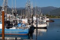 Garibaldi, Oregon, USA, August, 8, 2019, Port of Garibaldi on the Pacific Ocean in Northwest Oregon, fishing boats