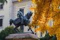 Garibaldi statue Royalty Free Stock Photo