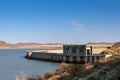 Gariep Dam on the Orange River in South Africa