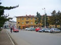 Old picture of Garii street in Giurgiu, Romania, year 2007