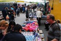 Gariunai bazaar market in the Vilnius city. Royalty Free Stock Photo