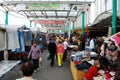 Gariunai bazaar market in the Vilnius city. Royalty Free Stock Photo