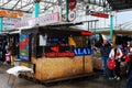 Gariunai bazaar market in the Vilnius city. Royalty Free Stock Photo