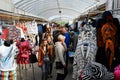 Gariunai bazaar market in the Vilnius city. Royalty Free Stock Photo