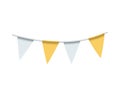 Garlands hanging party celebration icon