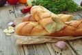 Garlic baguette Royalty Free Stock Photo