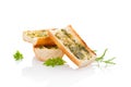 Garlic baguette. Royalty Free Stock Photo