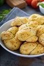 Garlic and cheese dinner rolls Royalty Free Stock Photo