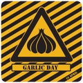 Garlic Day industrial symbol