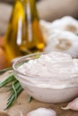 Garlic Dip (Aioli) Royalty Free Stock Photo