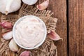 Garlic Dip (Aioli) Royalty Free Stock Photo