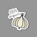 Garlic doodle icon