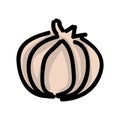 garlic fresh isolated icon design