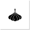 Garlic glyph icon