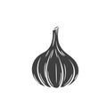 Garlic glyph icon.