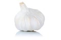 Garlic healthy spice fresh vegetable isolated on white Royalty Free Stock Photo