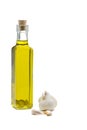 Garlic infused olive oil Royalty Free Stock Photo