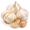 Garlic isolated on white background Royalty Free Stock Photo