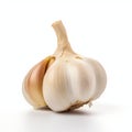 Isolated Garlic On White Background - Stunning 8k Resolution Artwork