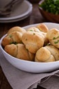 Garlic knots for dinner